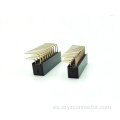 Conector hembra de 2,54 mm de doble fila 20P